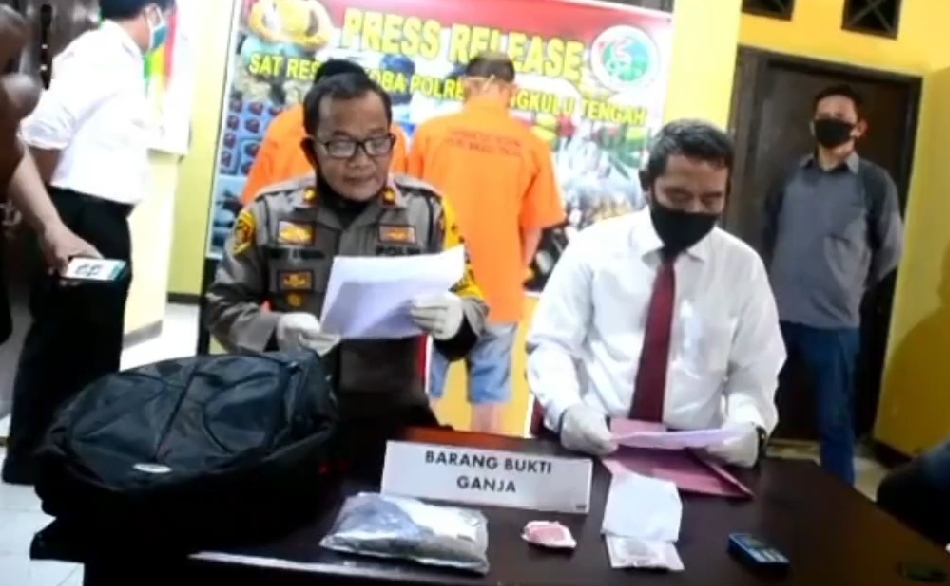 Polres Bengkulu Tengah  Ungkap Dua Pelaku Penyalahgunaan Narkotika
