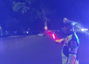 Patroli Blue Light, Upaya Ditlantas Polda Bengkulu Ciptakan Malam yang Aman dan Kondusif
