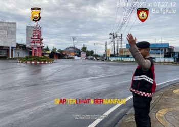Wujud Nyata Commander Wish, Polda BengkuluLaksanakan Pengaturan Lalin
