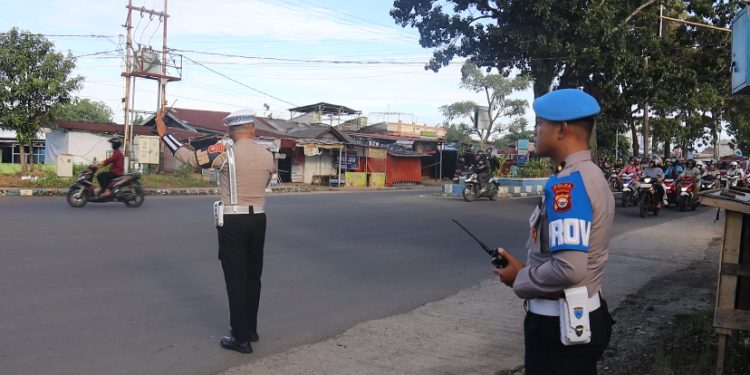 Bidpropam Polda Bengkulu Melaksanakan Pengawasan Personel Dalam Kegiatan Commender Wish