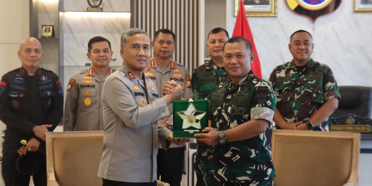 Kapolda Bengkulu Terima Silaturahmi dari Komandan Korem 041/Garuda Emas