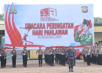 Polda Bengkulu Gelar Upacara Peringatan Hari Pahlawan 10 November Tahun 2024