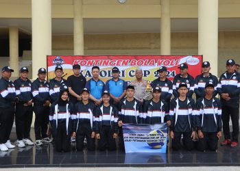 Wakapolda Bengkulu Melepas Tim Bola Voli untuk Turnamen Kapolri Cup 2024
