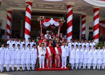 Momentum Kebangsaan, Kapolda Bengkulu Bersama Forkopimda Ikuti Upacara HUT RI ke-81