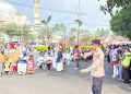 Polres Kepahiang Amankan Lomba Drumband Pelajar, Semarak HUT ke-81 RI Berlangsung Meriah