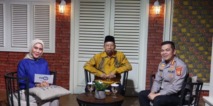 Kapolresta Bengkulu Jadi Narasumber Dialog Sore TVRI, Bahas Antisipasi Aksi Geng Motor Bersenjata Tajam