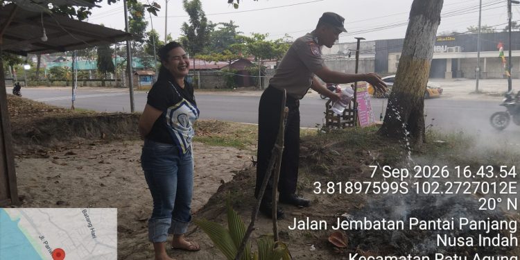 Terus Digencarkan, Polresta Bengkulu Imbau Warga Stop Bakar Sampah