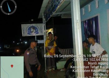 Patroli Malam Polsek Tebat Karai Sasar Daerah Rawan, Antisipasi 3C dan Gangguan Kamtibmas