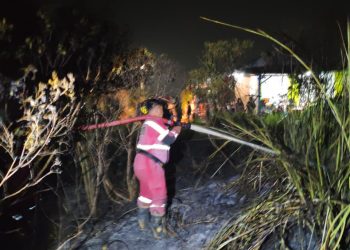 Polresta Bengkulu Kembali Datangi TKP Kebakaran Lahan di Sungai Serut