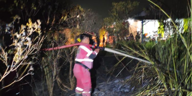 Polresta Bengkulu Kembali Datangi TKP Kebakaran Lahan di Sungai Serut