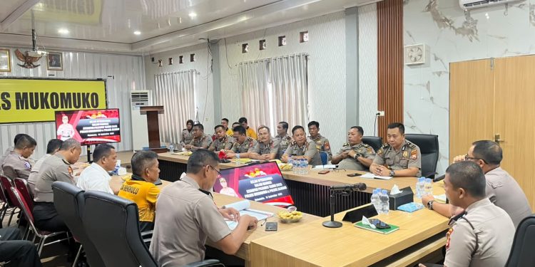 Polres Mukomuko Gelar Operasional Persiapan Pengamanan PILKADES Tahun 2026