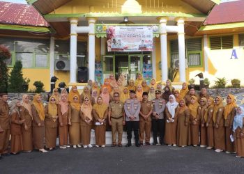 Dirpamobvit Polda Bengkulu Jadi Pembina Upacara di SMA Negeri 6 Bengkulu