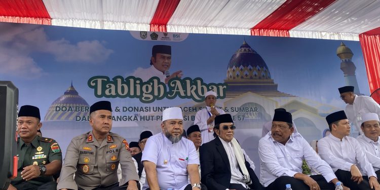 Kapolda Bengkulu Hadiri Tabligh Akbar dan Doa Bersama untuk Korban Bencana Alam Sumatera