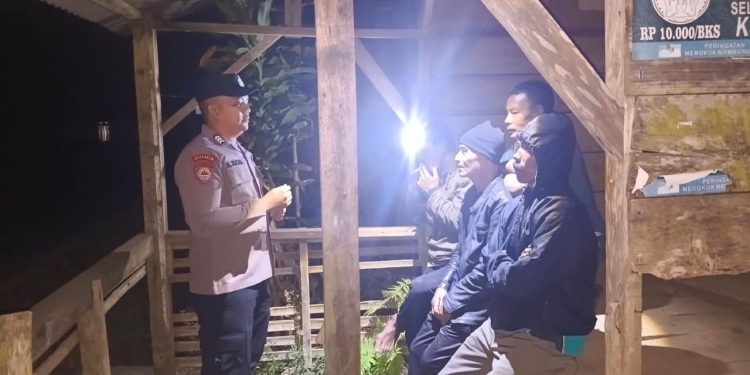 Cegah Kriminalitas Malam Hari, Polsek Kabawetan Intensifkan Patroli KRYD di Sejumlah Desa