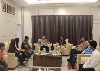 Kapolda Bengkulu Terima Audiensi Ketua GMKI Panitia Natal Pemuda dan Pelajar se- Provinsi Bengkulu