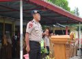 Dansat Brimob Pimpin Upacara di SMAN 1 Kota Bengkulu,Ingatkan Siswa Bahaya Hoaks Hingga Radikalisme