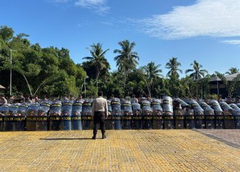 Ditsamapta Polda Bengkulu Gelar Pelatihan Dalmas untuk Persiapan Pengamanan Unjuk Rasa