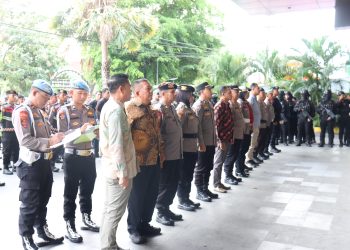 Polda Bengkulu Kerahkan 400 Personel Amankan Debat Kedua Cagub-Cawagub Bengkulu