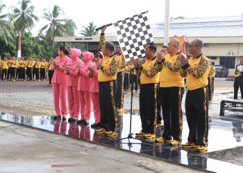 Wakapolda Bengkulu Lepas Bansos untuk Masyarkat yang Membutuhkan