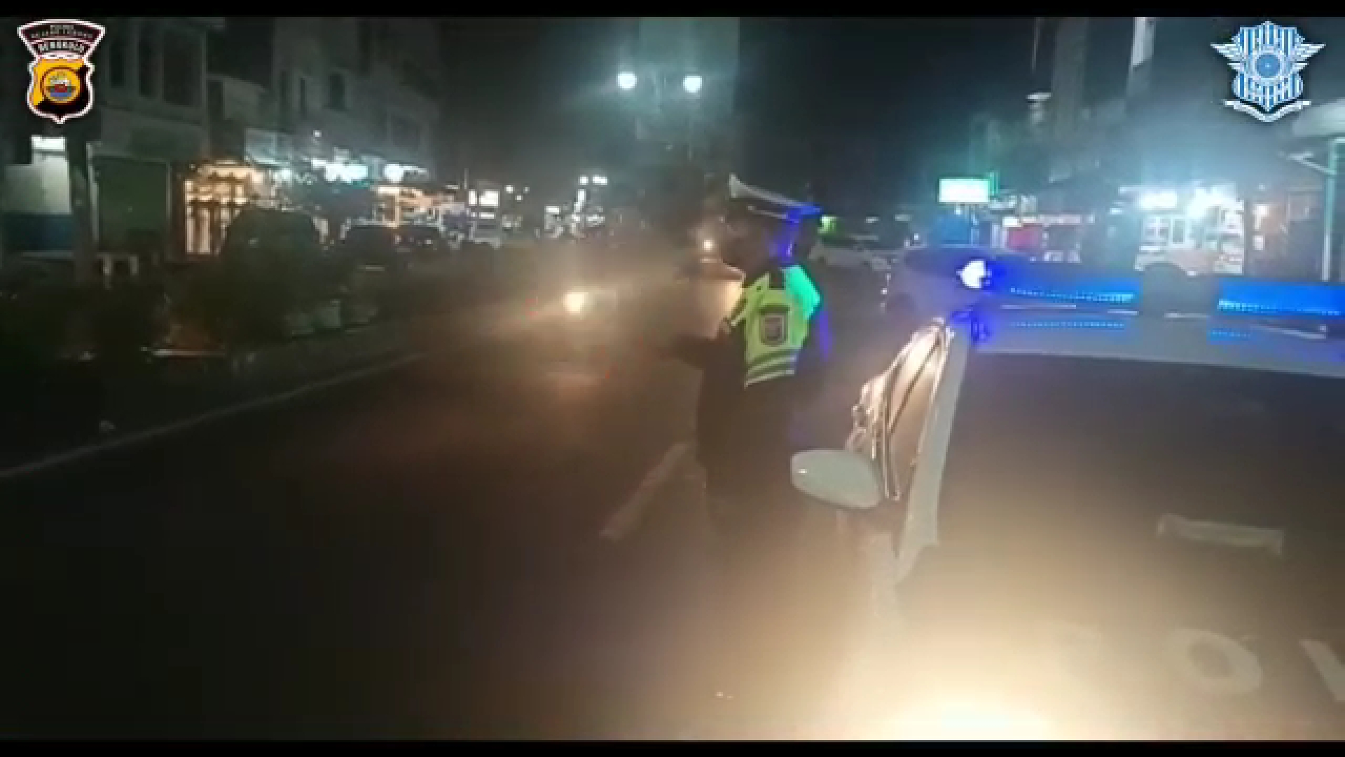 Patroli Blue Light, Satlantas Polres RL Cegah Aksi Kriminalitas Malam Hari