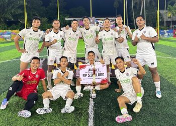 Tim PIB FC Polda Bengkulu Raih Juara Turnamen Minisoccer Piala Bergilir Gubernur Bengkulu 2025