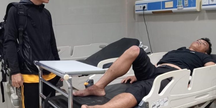 Personel Ditsamapta Polda Bengkulu Tunjukkan Jiwa Bhayangkara, Bantu Korban Kecelakaan Lalu Lintas