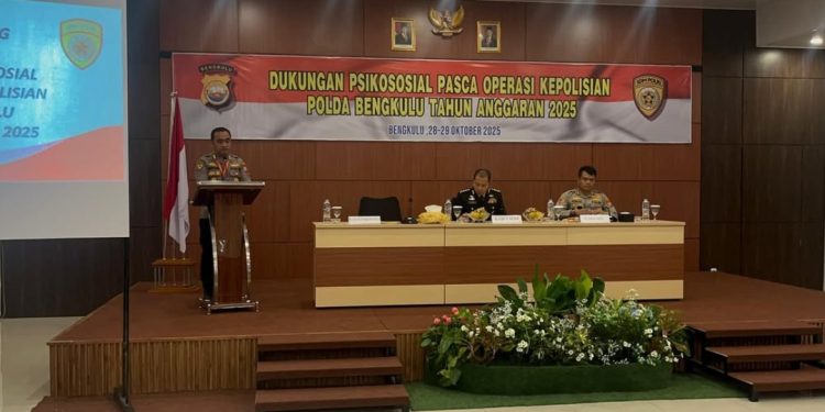 Pemulihan Mental Personel, Polda Bengkulu Gelar Dukungan Psikososial Pasca Operasi Kepolisian 2025