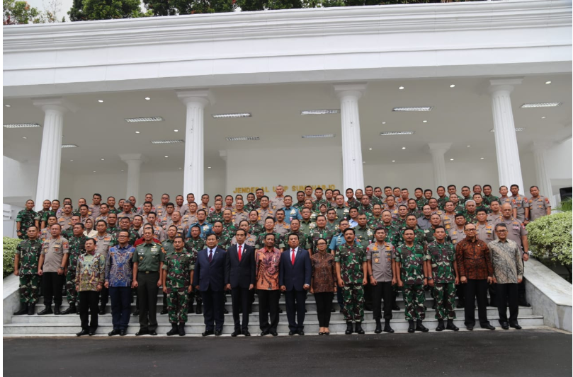 Hadiri Rapim Kemhan, Presiden Jokowi : TNI-Polri harus Bersinergi Menjaga Keamanan dan Kedaulatan Negara