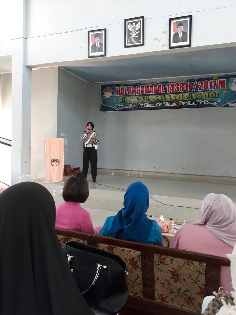 Acara Organisasi Wanita se-Kabupaten Kepahiang, Bhayangkari Hadirkan Polwan Lakukan Sosialisasi