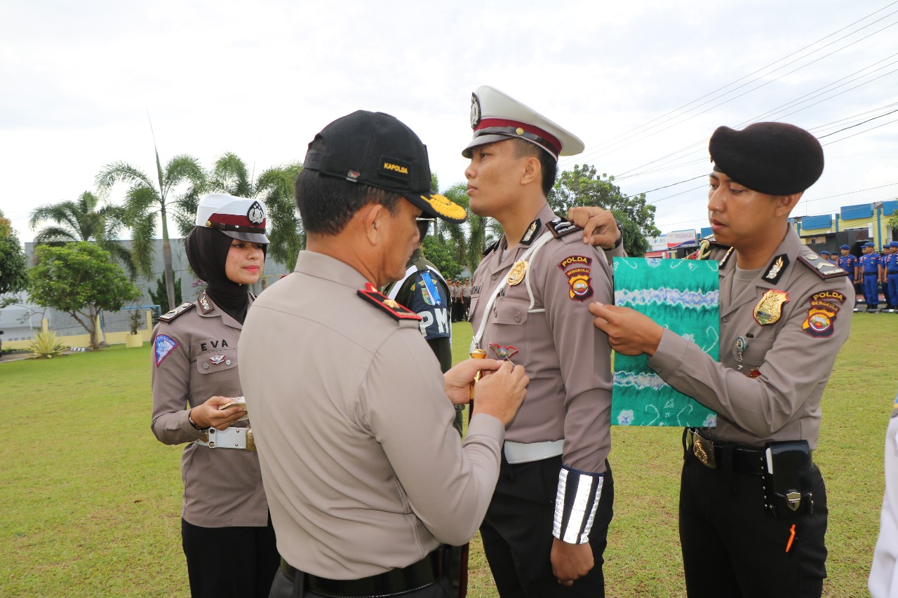 Kapolda Bengkulu Pimpin Apel Gelar Pasukan Operasi Keselamatan Nala 2018