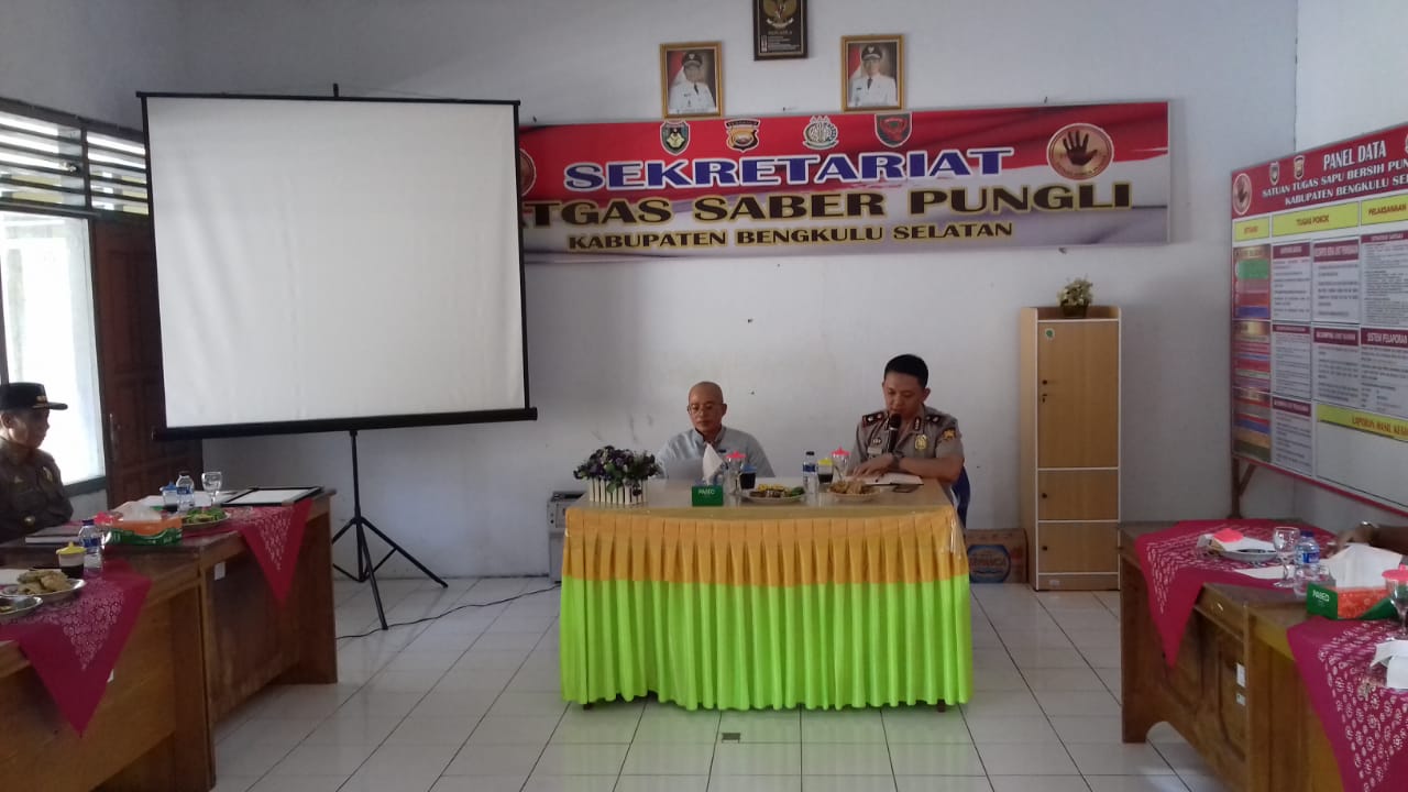 Cegah Pungli, Tim Saber Pungli Bengkulu Selatan Gelar Rapat Bersama