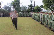Apel Gelar Pasukan Operasi Mantap Brata 2018 di Polres Kepahiang