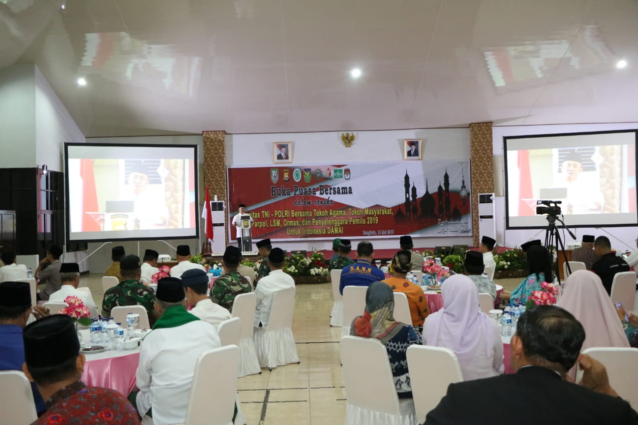 Polda Bengkulu Gelar Buka Bersama Dalam Rangka Sinergitas TNI/POLRI