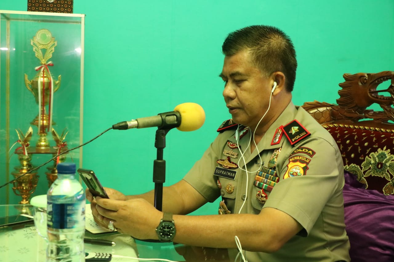 Dialog di Radio Santana, Kapolda Bengkulu Ucapkan Terimakasih Kepada Masyarakat