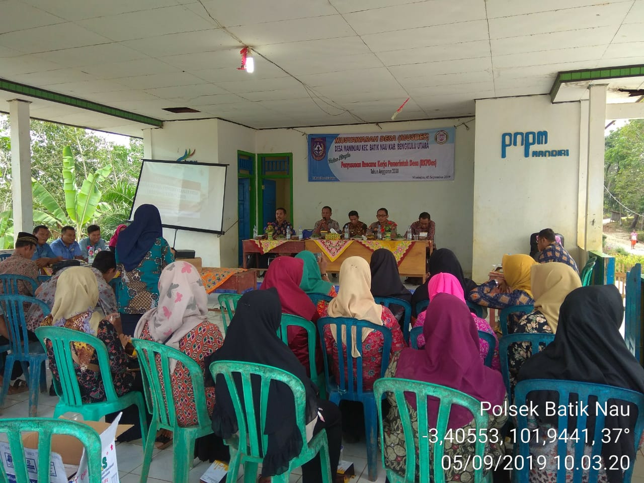 Musdes RKP Desa Maninjau, Kapolsek Pesan Pembangunan Sesuai Aturan