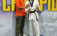 Bripda Angga Kembali Sabet Medali Kejurnas Taekwondo Kapolri Cup-2019