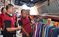 Bersihkan Pasar Tradisional Panorama, Polda Dan Polres Bengkulu Sosialisasi Pencegahan Virus Korona