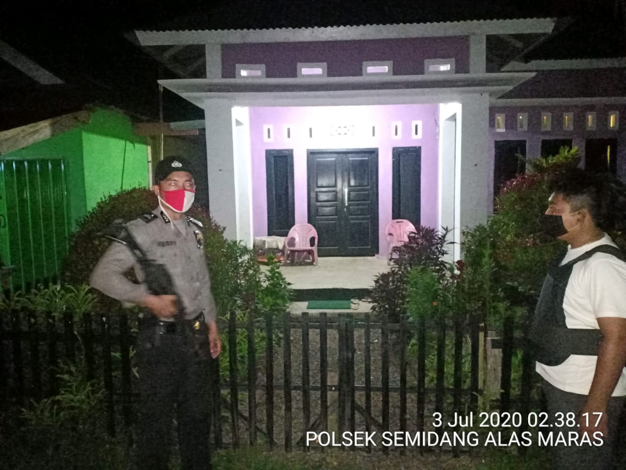 Respon Teror Pemasangan Kawat Pagar, Polsek SAM Polda Bengkulu Turunkan Anggota ke Desa Gunung Kembang