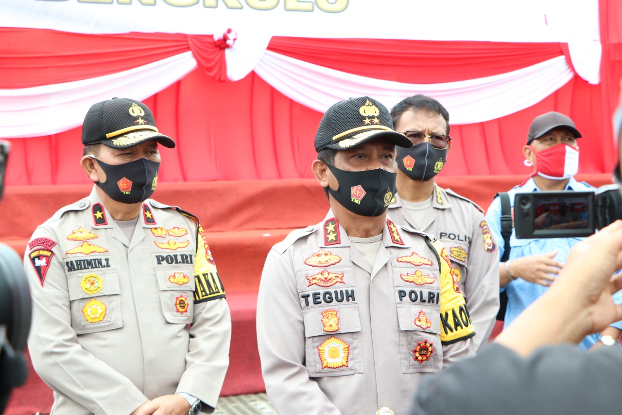 Polda Bengkulu Secara resmi Gelar Operasi Yustisi Nala 2020