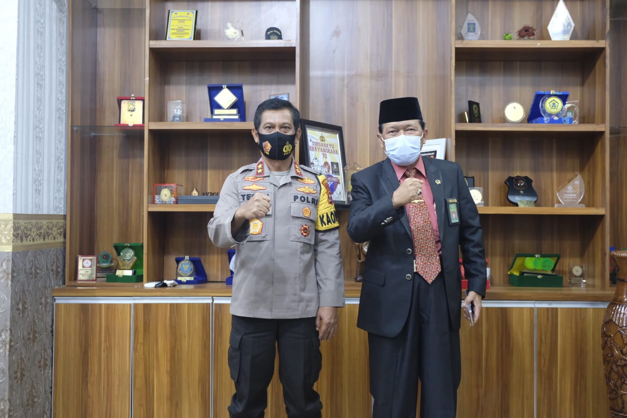 Kapolda Bengkulu Sambut Silaturahmi Ketua PTA Provinsi Bengkulu Baru