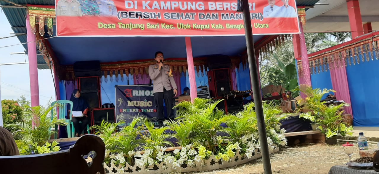 Bersama Pemda dan Kodim, Polres Bengkulu Utara Launching Kampung Berseri