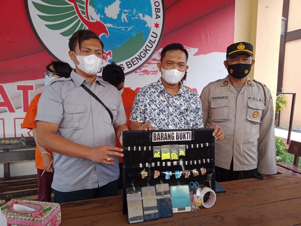 Transaksi Sabu dan Ekstasi, 3 Pelaku Ditangkap Polres Bengkulu