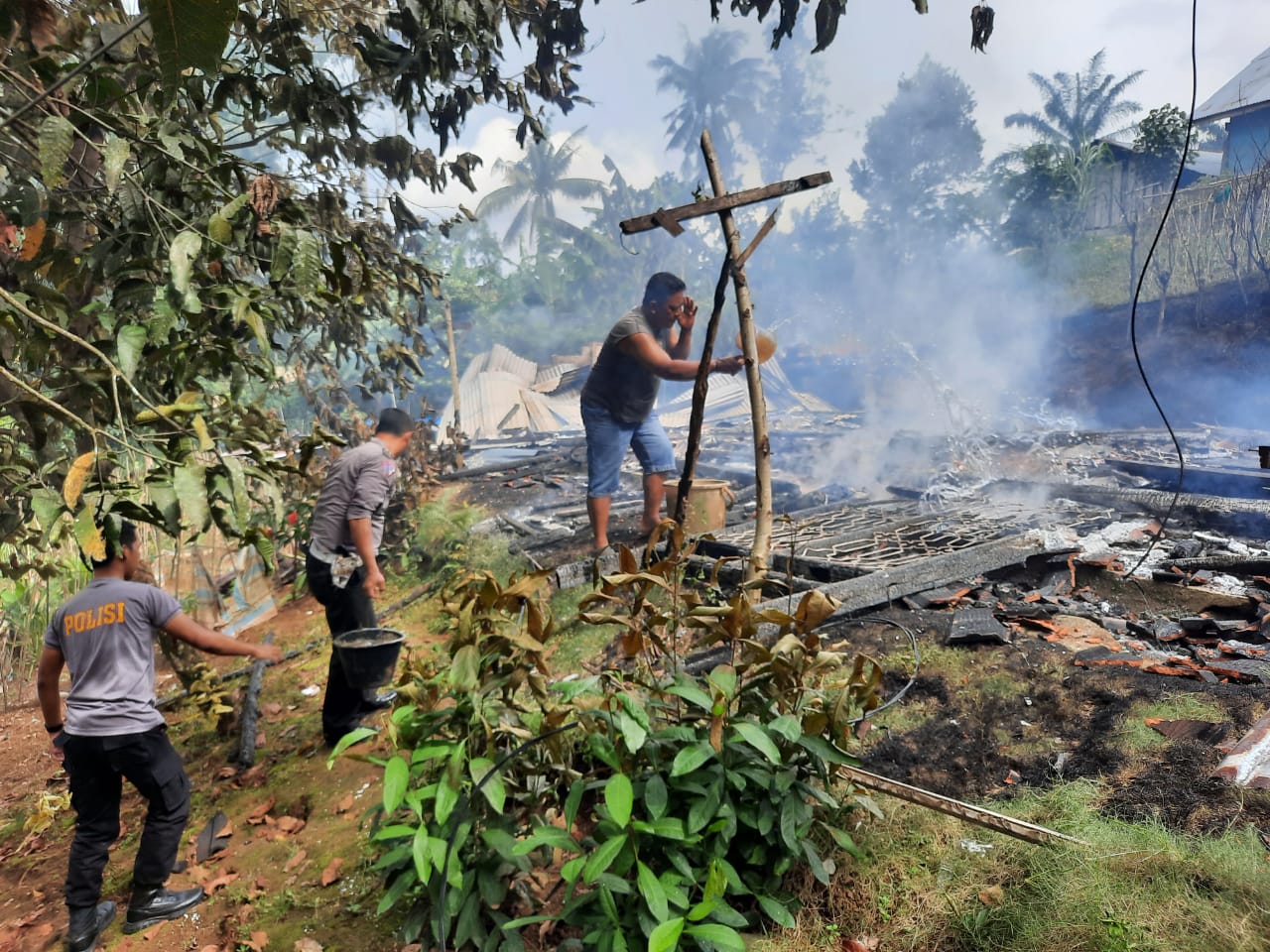 Korsleting Listrik, Rumah Warga Mukomuko Terbakar