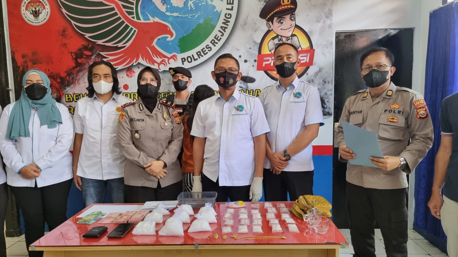 Release Ungkap Narkoba, Polres RL Apresiasi Bantuan Masyarakat