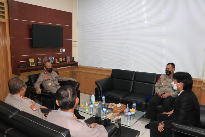Silaturahmi, Kapolda Bengkulu Kunjungi Kantor Perwakilan BPKP