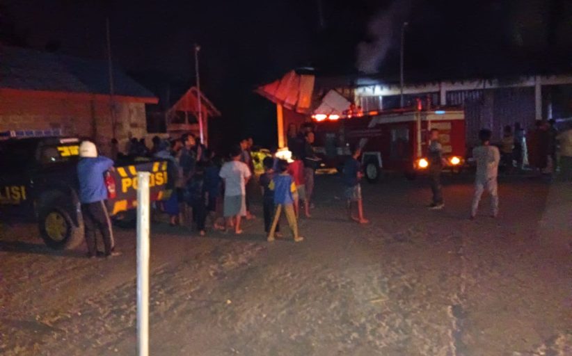 Kebakaran Gudang Bumdes di Kedurang, Kerugian Capai Ratusan Juta Rupiah