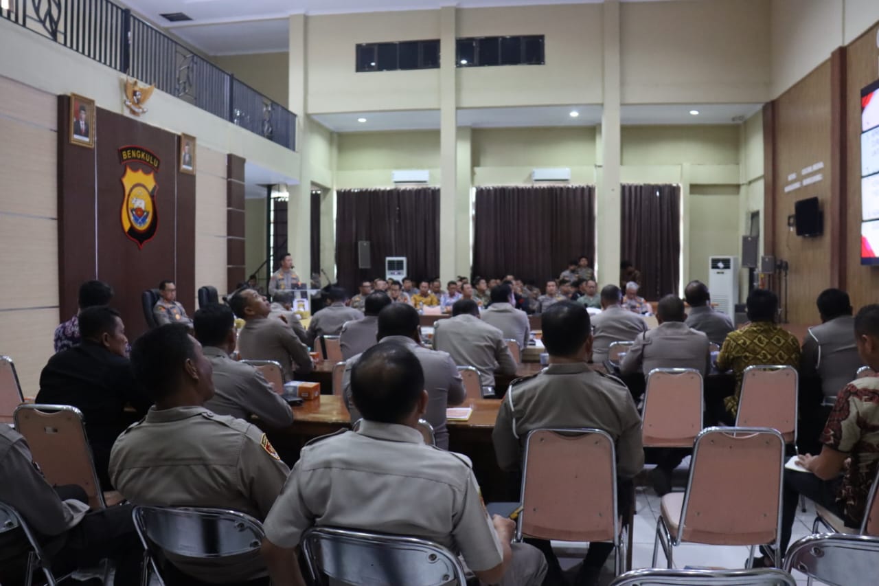 Kapolda Bengkulu Pimpin Rapat Internal Program Quick Wins Presisi