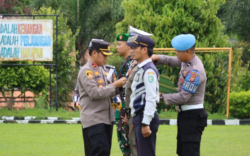 Wakapolres Kepahiang Pimpin Apel Gelar Pasukan Operasi Keselamatan Nala 2023