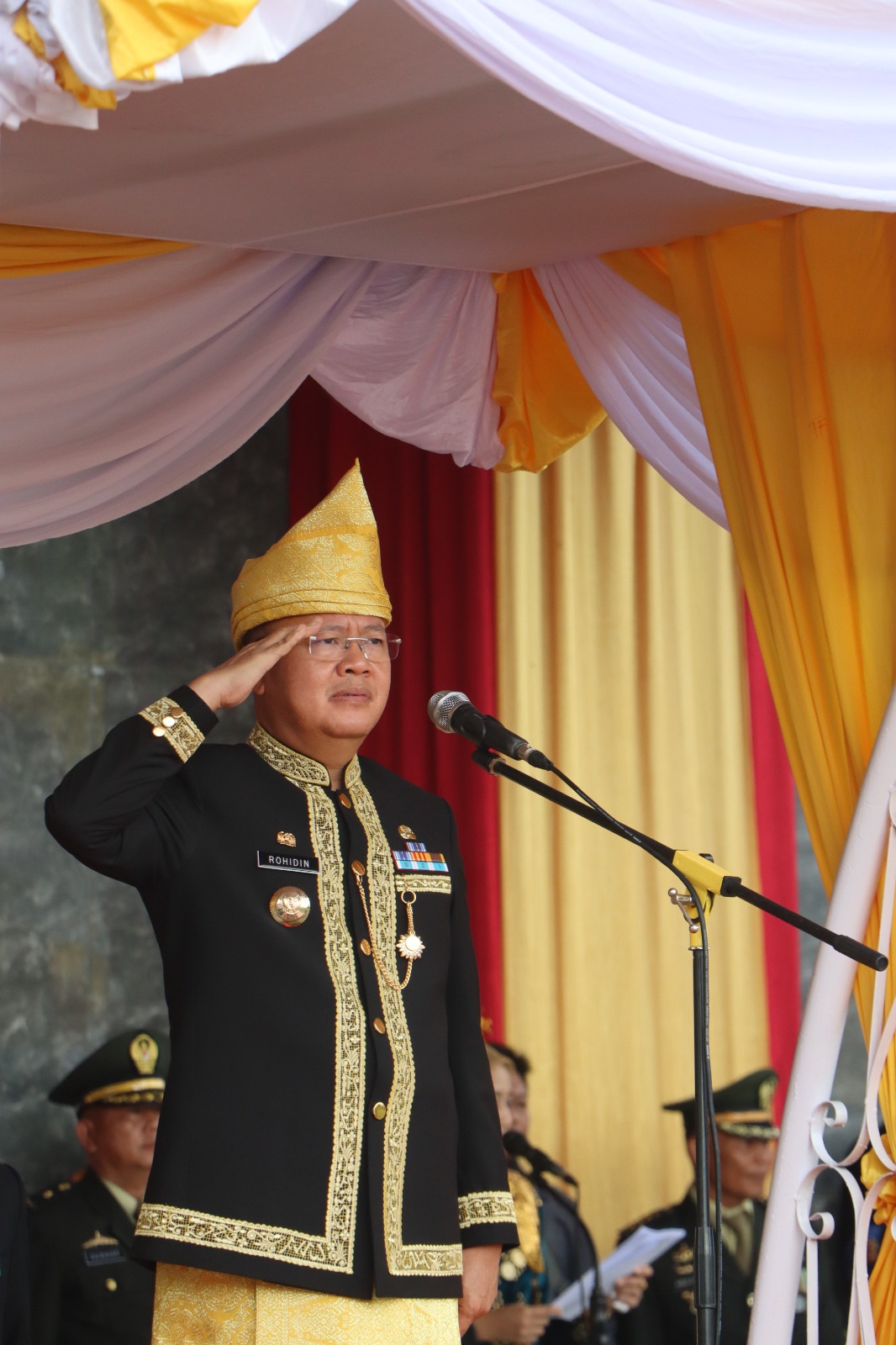 Kapolda Bengkulu Hadiri Upacara HUT ke 55 Provinsi Bengkulu