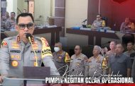 Kapolda Bengkulu Pimpin Rapat Gelar Operasional Bulanan